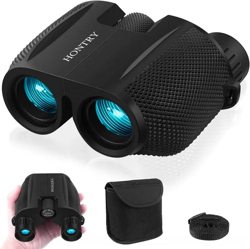 10X25 Compact Binoculars — Lightweight Optics For Birdwatching, Concerts, Hunting, And Youth Exploration 1