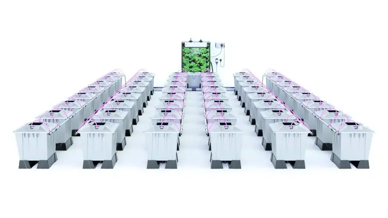 Alien Aero 48-Plant 15L Silver Series Aeroponic System 1