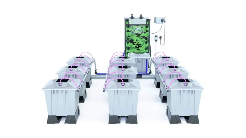 Alien Aero 9-Plant 15L Silver Series Aeroponic System 1