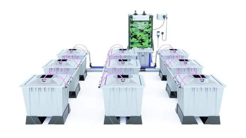 Alien Aero 9-Plant 30L Silver Series Aeroponic System 1