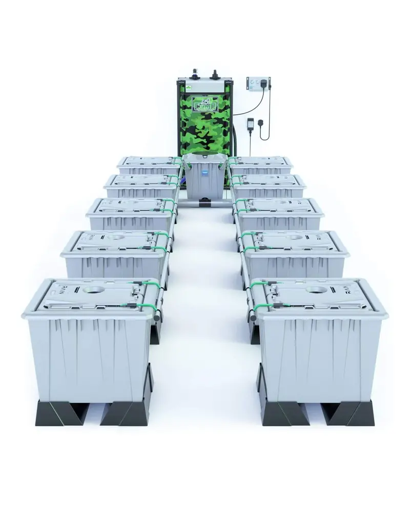 Alien Rain™ 10-Plant 30L Pro Silver Hydroponic System 1