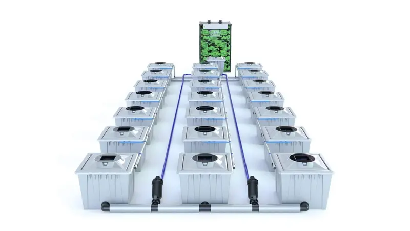 Alien Rdwc 21-Station 36L Hydroponic System – Silver Series Pro 1