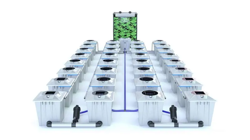 Alien Rdwc 32-Plant 20L Hydroponic System – Silver Series Pro 1