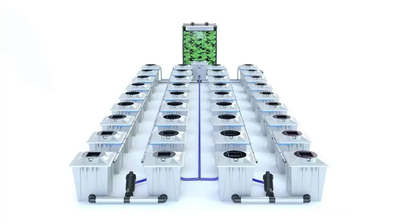 Alien Rdwc 36-Plant 20L Hydroponic System – Silver Series Pro 1
