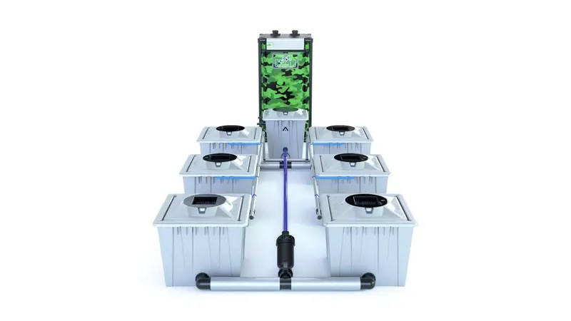 Alien Rdwc 6-Station 36L Hydroponic System – Silver Series Pro 1