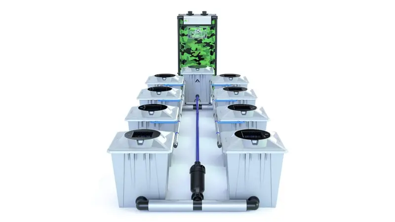 Alien Rdwc 8-Plant 20L Hydroponic System – Silver Series Pro 1