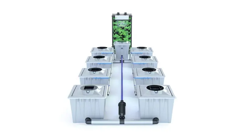 Alien Rdwc 8-Station 36L Hydroponic System – Silver Series Pro 1
