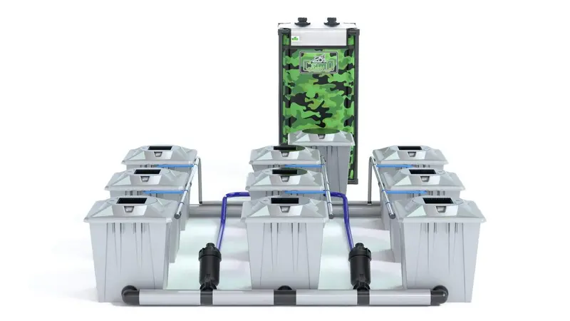 Alien Rdwc 9-Plant 20L Hydroponic System – Silver Series Pro 1