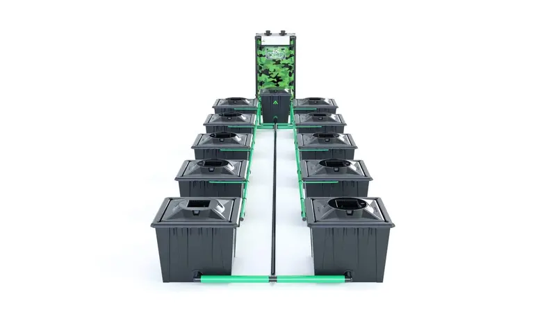 Alien Rdwc Black Series – 10-Plant Hydroponic System (36L Reservoir) 1
