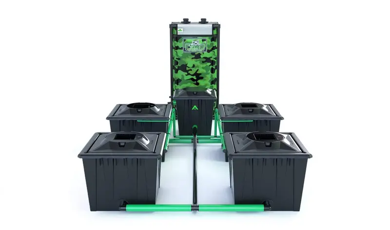 Alien Rdwc Black Series – 4-Plant Hydroponic System (36L Reservoir) 1