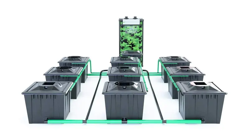 Alien Rdwc Black Series – 9-Plant Hydroponic System (36L Reservoir) 1