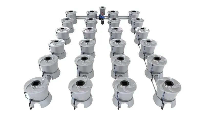Alien V-System 24-Site Propagation Rack – 4-Row Layout 1