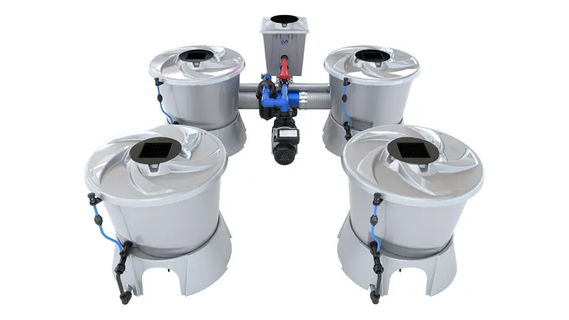 Alien V-System – 4-Pot Entry-Level Hydroponic Growing Tray 1