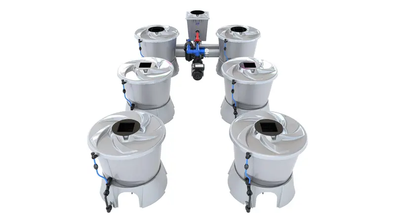 Alien V-System – 6-Pot Compact Hydroponic Cultivation Tray 1