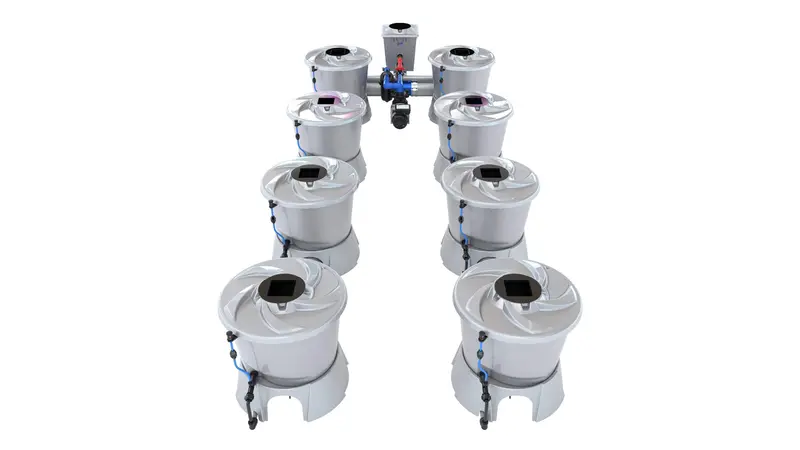 Alien V-System – 8-Pot Starter Hydroponic Tray 1