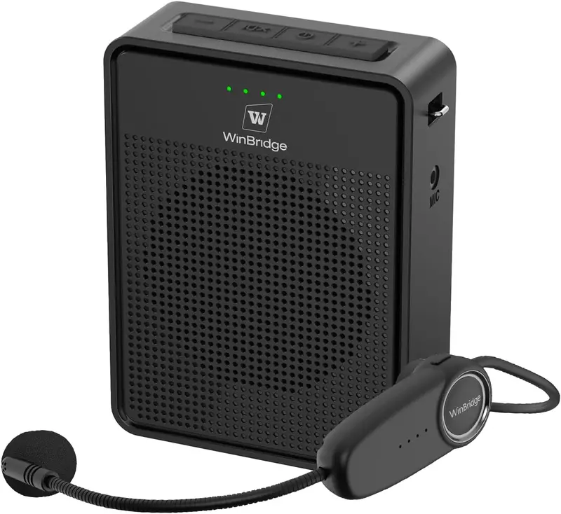 B002 Ultra-Portable Voice Amplifier – 15W Bluetooth Megaphone With Wireless Mic, Crystal-Clear Audio For Presentations And Outdoor Use 1