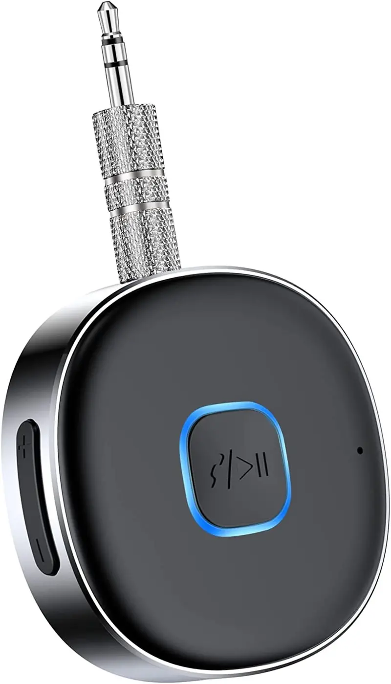 Bluetooth 5.0 Aux Audio Receiver – Wireless Car Stereo Adapter With 16-Hour Battery, 3.5Mm Output, Hands-Free Calling & Hi-Fi Streaming 1