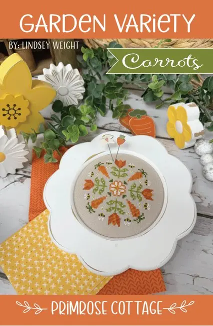 Carrot Garden Cross-Stitch Design 1