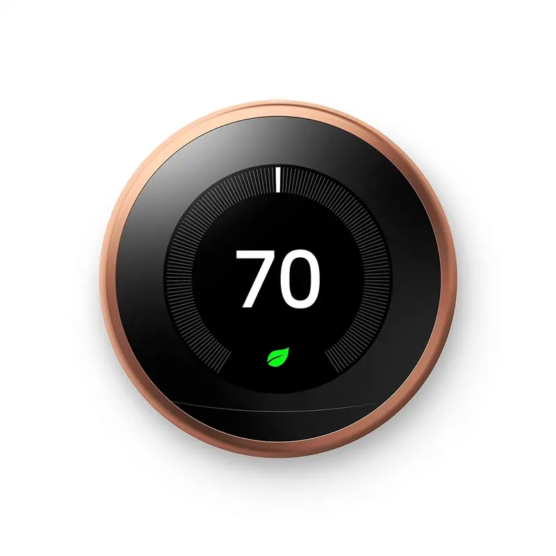 Google Nest Learning Thermostat (3Rd Gen) – Copper-Finish Smart Home Thermostat With Adaptive Scheduling & Alexa Integration 1