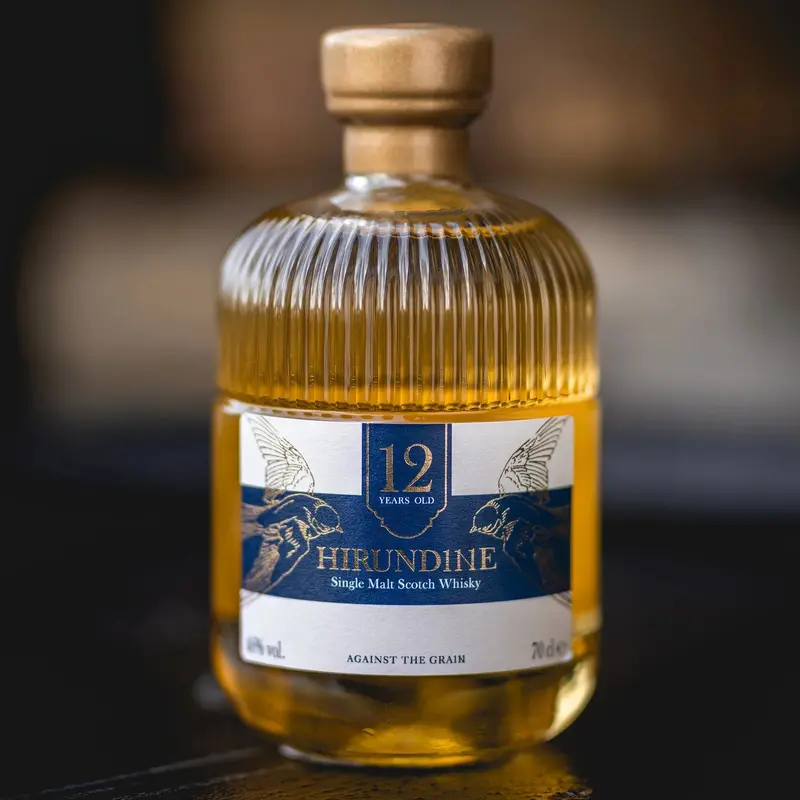 Hirundine 12-Year-Old Single Malt Scotch Whisky – Limited Edition Signed Bottle 1