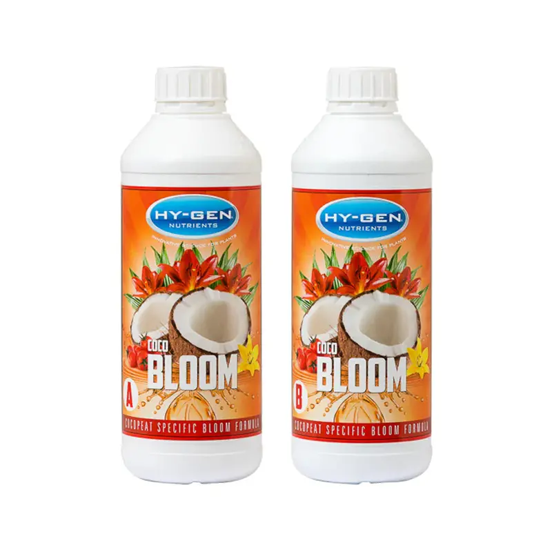 Hy-Gen Coco Bloom A&B – Two-Part Nutrient Formula For Coco Coir 1