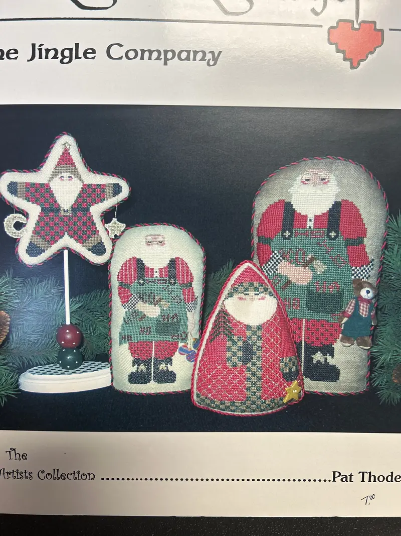 Jingle-Themed Holiday Embroidery Line 1