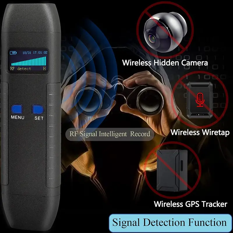 Kaxyuya Rf Bug Detector – Professional Anti-Surveillance Scanner For Hidden Cameras, Gps Trackers, Listening Devices, And Wireless Transmitters 2