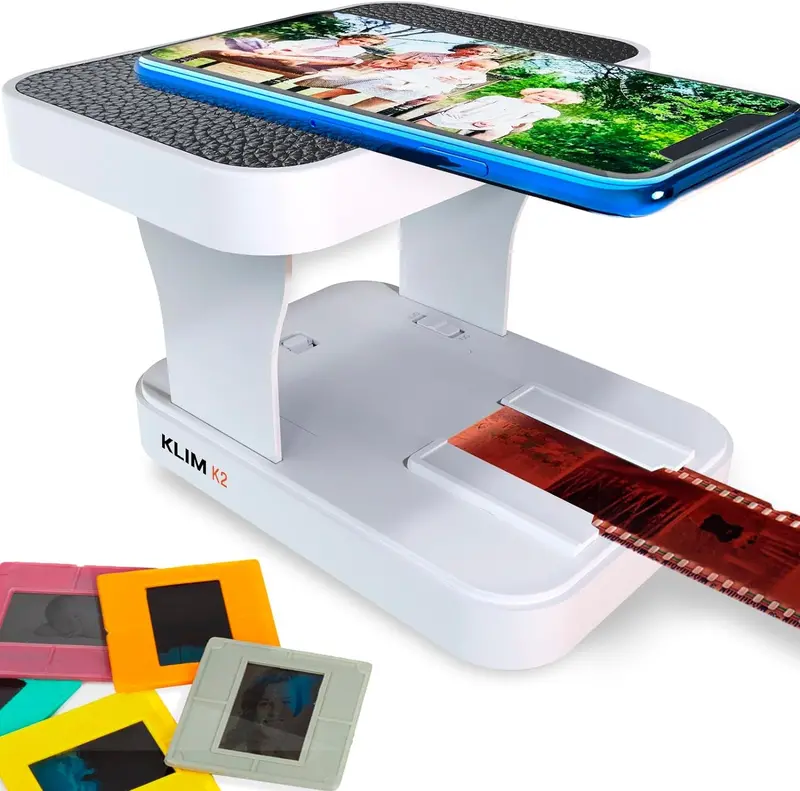 Klim K2 35Mm Film Scanner – All-In-One Home Developing Kit For Slides, Negatives, And Color Film With 2024 Firmware And Easy-To-Use Software 1