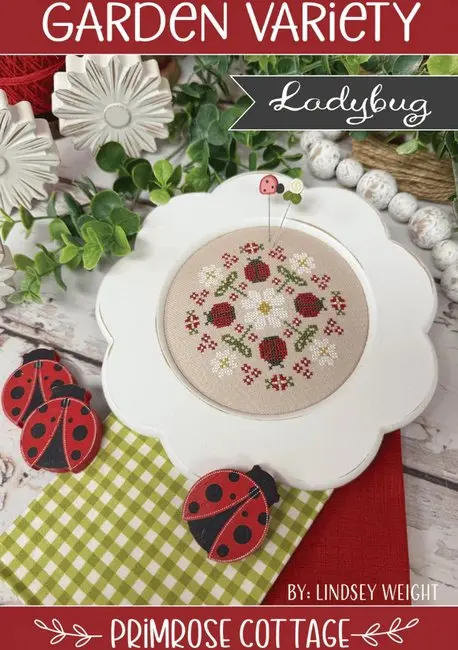 Ladybug Garden Stitching Pattern 1