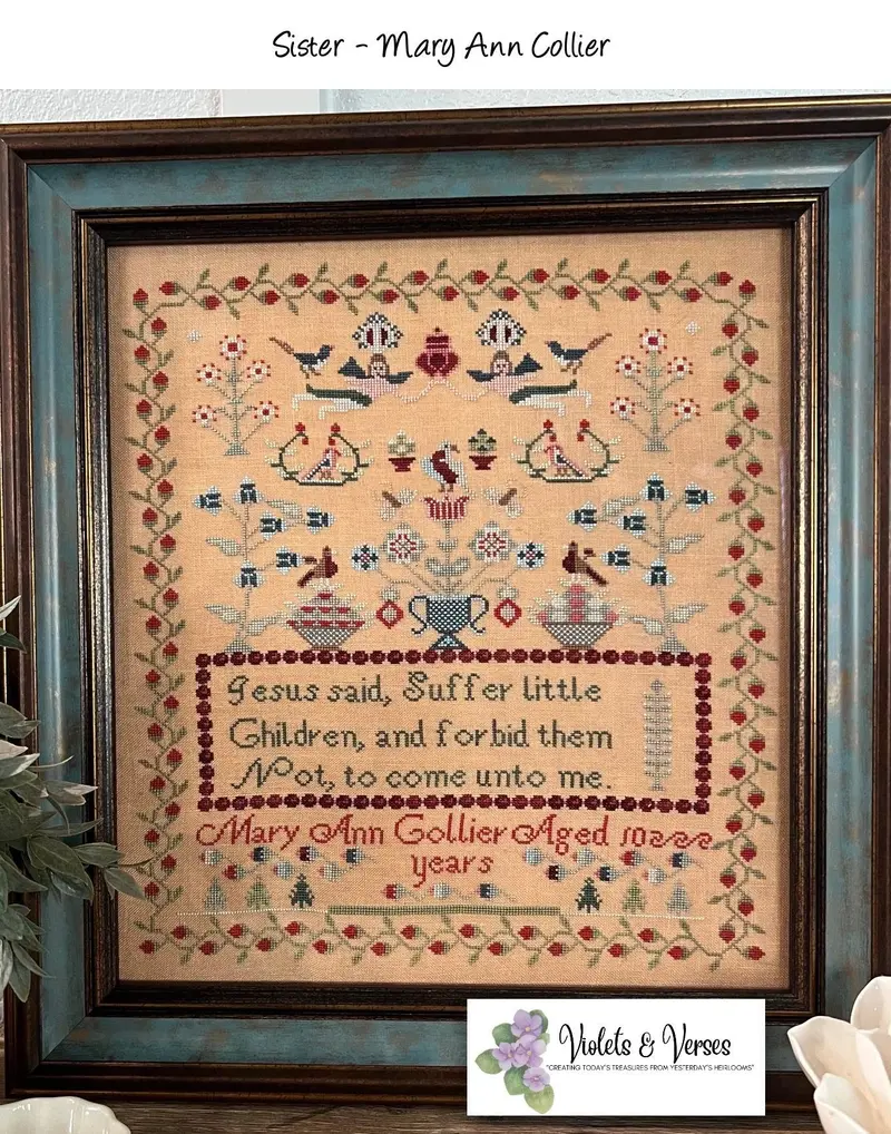 Mary Ann Collier Historical Needlework Chart 1