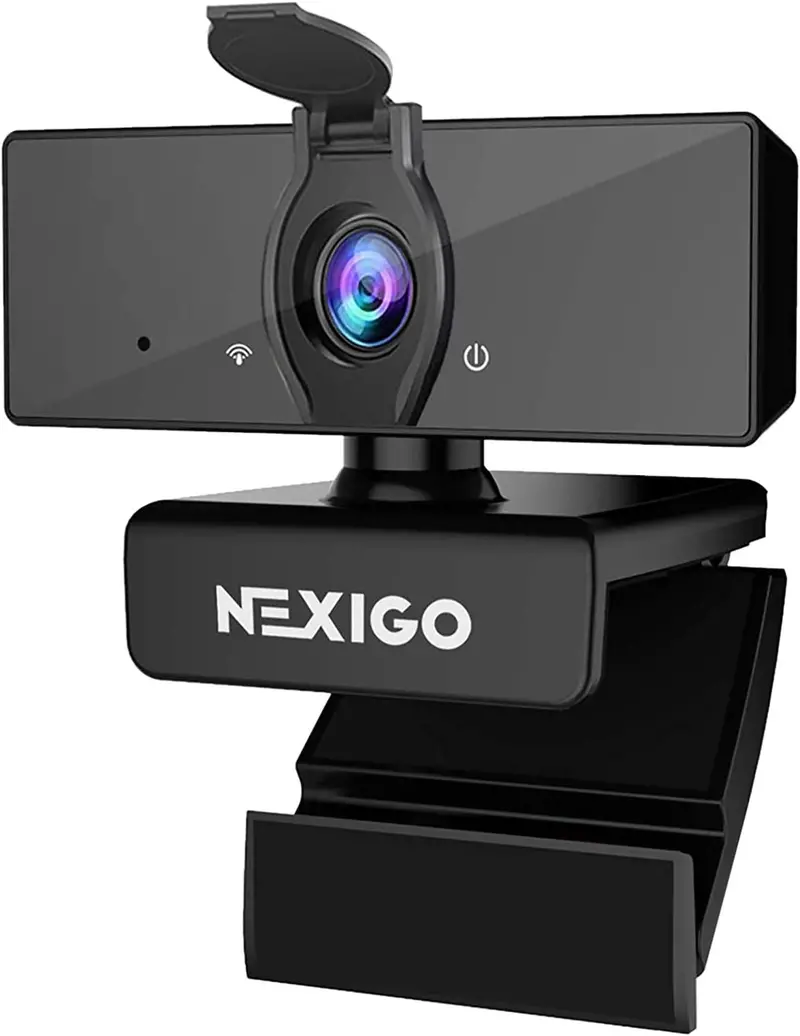 Nexigo N660 Business Webcam – 1080P Fhd, Dual Mics, Physical Privacy Cover, Plug-And-Play Usb Camera 1