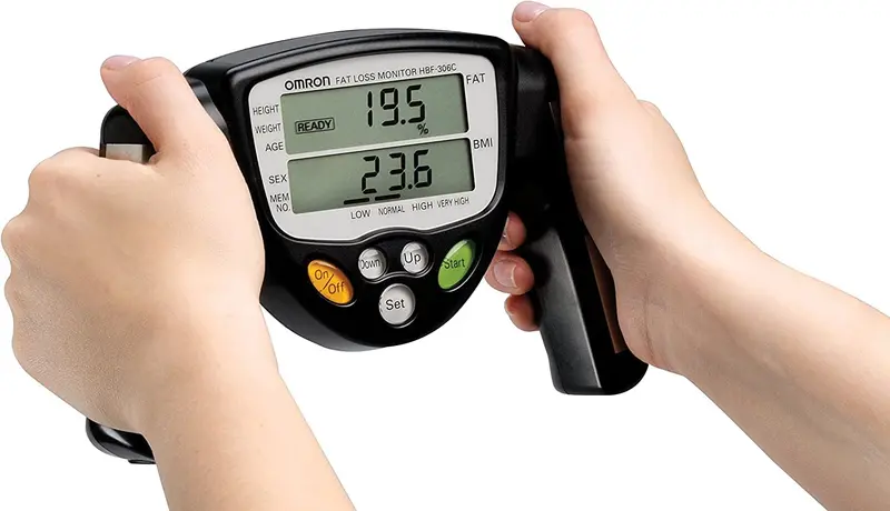 Omron Hbf-306C Handheld Body Composition Monitor With Fat & Muscle Analysis 1