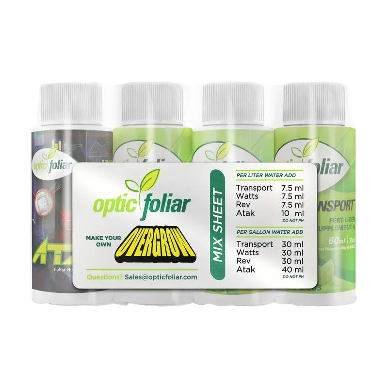 Optic Foliar Overgrow Concentrate Starter Bundle 1