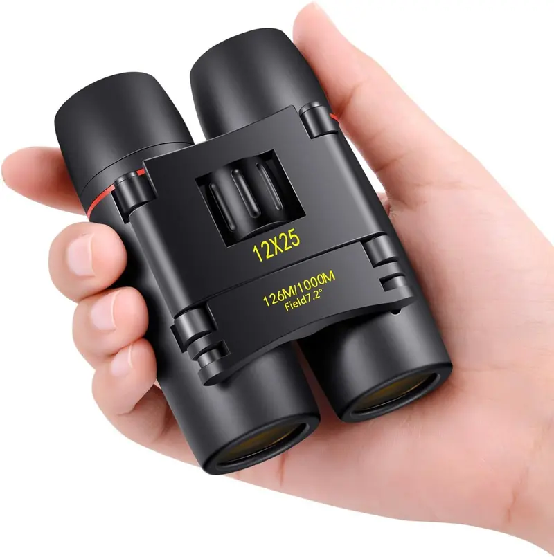 Poldr 12×25 Compact Binoculars – Lightweight Pocket-Sized Optics For Birdwatching, Concerts, Theater, And Outdoor Adventures 1
