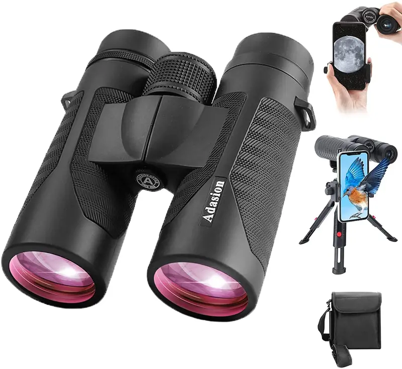 Premium 12×42 Hd Binoculars For Adults – Waterproof, Bright Imaging With Phone Mount & Tripod For Hiking, Cruises, And Outdoor Sports 1