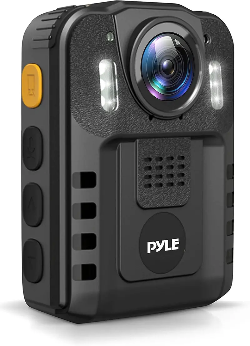 Pyle Ppbcm6 Hd Body-Worn Security Camera – 2304×1296P Wireless Rechargeable Surveillance Cam With Audio, Night Vision & Motion Detection 1