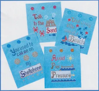 Sassy Beach-Themed Stitch Kit (4-Pack) 1