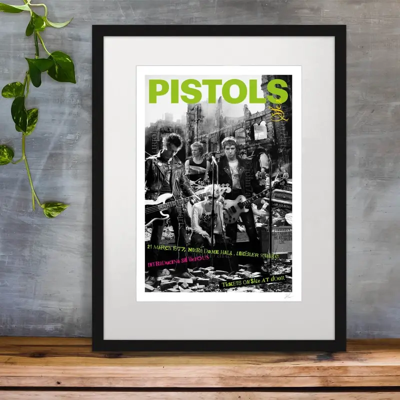Sex Pistols Legendary Concert Poster — Iconic Punk Era Artifact 1
