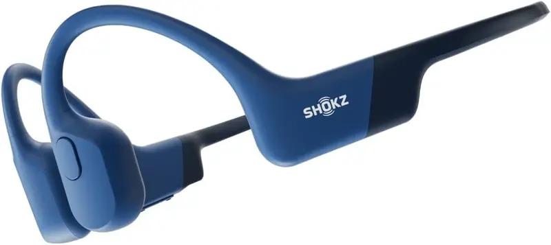 Shokz Openrun Bone Conduction Headphones — Open-Ear Wireless Sport Earphones With 8H Battery, Ip55 Waterproofing & Built-In Mic (Blue Eclipse) 1