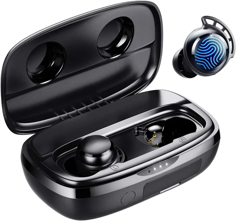 Tribit True Wireless Earbuds — Ipx8 Waterproof Bluetooth 5.0 In-Ear Headphones With 100H Playtime, Deep Bass & Touch Controls 1