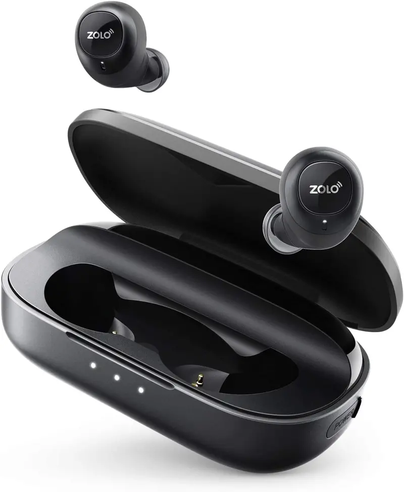 Zolo Liberty True Wireless Earbuds – Upgraded 100-Hour Battery, Graphene Drivers, Ipx5 Sweat Resistance 1