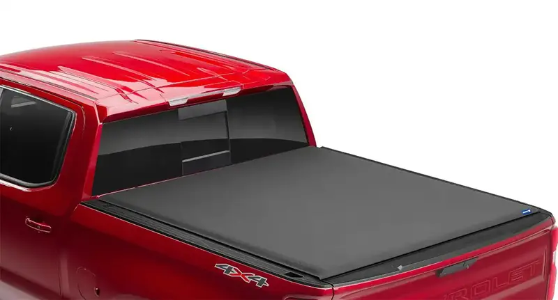 Lund Genesis Elite Roll-Up Tonneau Cover – Black, Fits Trucks Without Utili-Track Or Titan Box 1