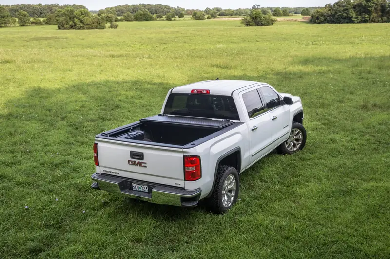 Trailfx Tfx5525 Tri-Fold Tonneau Cover – Low-Profile, Lockable Hard Cover With Tailgate Handle Integration For Standard Cab Pickups 1